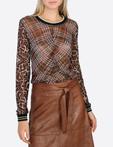 Shirts  |  Summum   |  3S4312-30093 - Long sleeve leopard pr