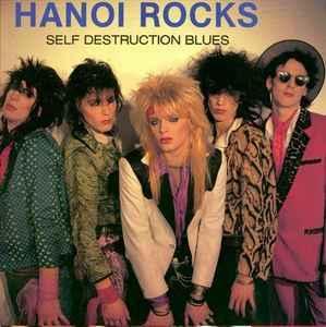 LP gebruikt - Hanoi Rocks - Self Destruction Blues, Cd's en Dvd's, Vinyl | Rock, Zo goed als nieuw, Verzenden