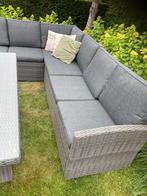 Prachtige diningeset met hoge tafel, 6 zitplaatsen, Zo goed als nieuw, Loungeset, Wicker