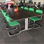 (MDK-107177) Vergadertafel met nieuw blad, Ophalen of Verzenden, Gebruikt