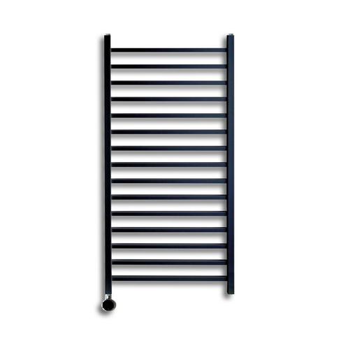 Elektrische Radiator Sanicare Qubic 126.4x60 cm Mat Zwart, Doe-het-zelf en Verbouw, Sanitair, Overige typen, Nieuw, Chroom, Ophalen of Verzenden
