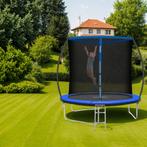 Trampoline Jumpy met veiligheidsnet - 244 cm, Verzenden, Nieuw