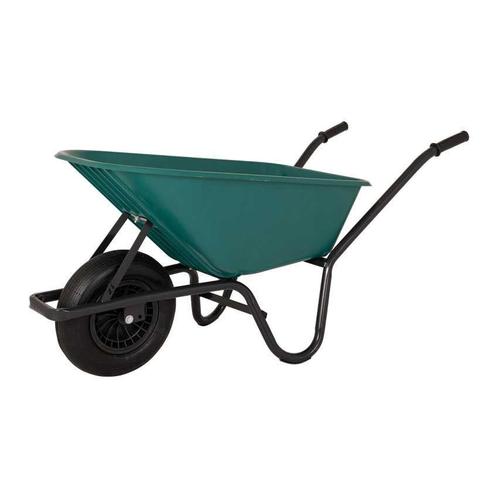KRUIWAGEN KUNSTSTOF GROENE BAK 80 LITER HQ., Doe-het-zelf en Verbouw, Overige Doe-het-zelf en Verbouw, Nieuw, Verzenden