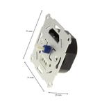 Inbouw LED Dimmer 230V 3-100W Fase Afsnijding, Ophalen of Verzenden, Nieuw