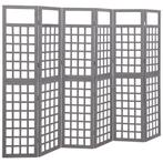 vidaXL Kamerscherm/trellis met 6 panelen 242,5x180 cm, Verzenden, Nieuw