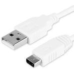 300 cm. USB Kabel - Oplader voor Nintendo Wii U Gamepad, Nieuw, Verzenden