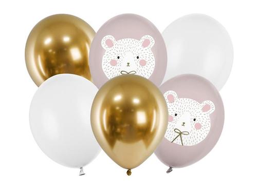 Balloons Ijsbeer Mix 30cm 6st, Hobby en Vrije tijd, Feestartikelen, Nieuw, Verzenden