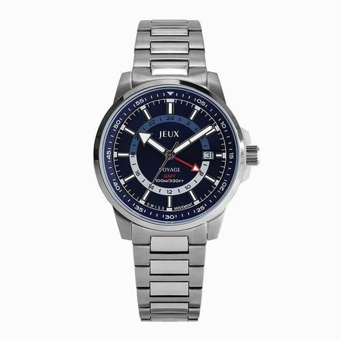 Jeux Horloge - Jeux Voyage GMT – Bleu Edition - Zonder, Sieraden, Tassen en Uiterlijk, Horloges | Heren