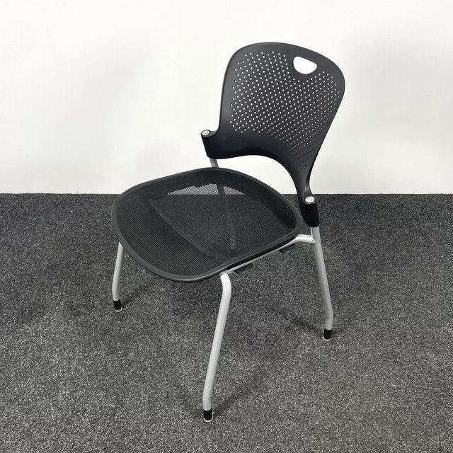 Herman Miller Caper Stoel - Zwart, Huis en Inrichting, Stoelen, Zwart, Gebruikt, Ophalen of Verzenden