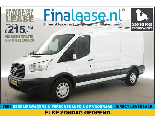 Ford Transit 350 2.0 TDCI L3H2 2800KG Trekgew. Trekh €215pm, Auto's, Bestelauto's, Lease, Handgeschakeld, Diesel, Ford, Wit, Verzenden