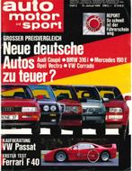 1989 AUTO MOTOR UND SPORT 02 DUITS, Boeken, Auto's | Folders en Tijdschriften, Nieuw, Author