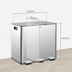 Prullenbak Met 3 X 20 L Compartimenten, Deodorant-deksel, Vi, Huis en Inrichting, Woonaccessoires | Prullenbakken, Verzenden, Nieuw