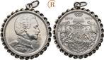 Zilver medaille auf seinen Tod Bayern: Ludwig Ii, 1864-1886:, Postzegels en Munten, Penningen en Medailles, Verzenden