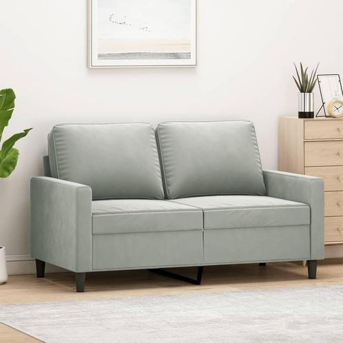 Fluwelen Bank Lichtgrijs 120cm - Tweedekansje - OP=OP, Huis en Inrichting, Banken | Bankstellen, Minder dan 150 cm, 75 tot 100 cm