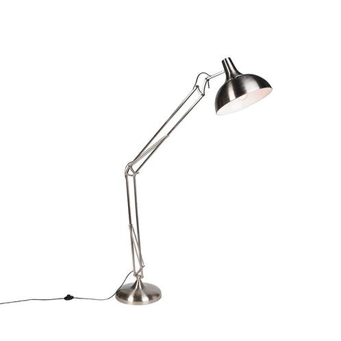 Design vloerlamp staal verstelbaar - Hobby, Huis en Inrichting, Lampen | Vloerlampen, Nieuw, Overige materialen, 150 tot 200 cm