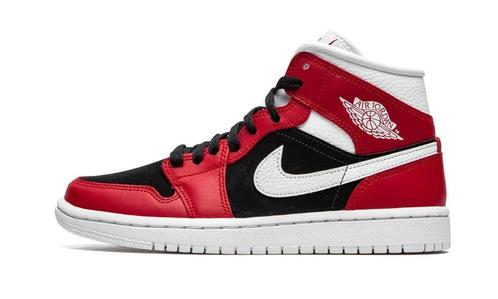 Air Jordan 1 Mid Gym Red Black - Maat 36.5 EU, Kleding | Heren, Schoenen, Ophalen of Verzenden