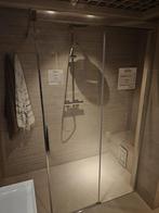 Inloopdouche 120cm schuifbaar helder glas SHOWMODEL - 0031, Ophalen, Nieuw, Glas, Douche
