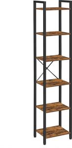 Boekenrek -  - Industrieel - Vintage Bruin, Huis en Inrichting, Kasten | Boekenkasten, Ophalen of Verzenden, Nieuw, Modern
