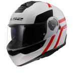 LS2 FF908 STROBE II AUTOX Wit Rood-06 Systeemhelm, Motoren, Kleding | Motorhelmen, XS, Systeemhelm, Nieuw met kaartje, Overige merken
