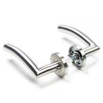 Deurbeslag | Deurklink | Intersteel | Lisa (RVS, Geborsteld), Doe-het-zelf en Verbouw, Hang- en Sluitwerk, Verzenden, Nieuw