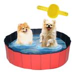 Hondenzwembad + borstel | Zwembad voor honden | Ø120x30cm |, Nieuw, Verzenden