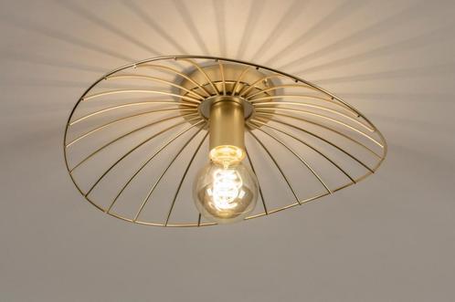 Rietveld Plafondlampen - Goud - Metaal, Huis en Inrichting, Lampen | Plafondlampen, Verzenden