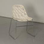 Crassevig Nett design kantinestoel, wit, buisframe onderstel, Huis en Inrichting, Stoelen, Ophalen of Verzenden, Nieuw