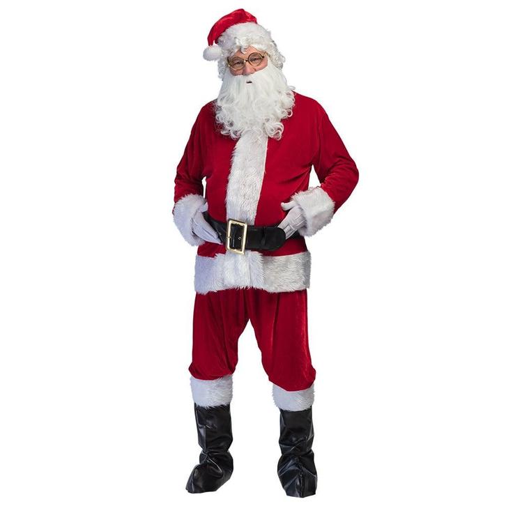 Kerstman S. Claus Kostuum Professional 10-delig (L/XL), Kleding | Heren, Carnavalskleding en Feestkleding, Nieuw, Ophalen of Verzenden