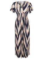 Maxi Jurk Ella Zwart, Kleding | Dames, Jurken, Verzenden, Nieuw