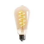 Ledmaxx LED rustieklamp ST64 E27 5W 100lm 1800K rookglas..., Huis en Inrichting, Lampen | Overige, Ophalen of Verzenden, Nieuw