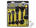 Steekring Ratelsleutel Set, 5 Delig, Metrisch, 10,12,13,17,1, Doe-het-zelf en Verbouw, Gereedschap | Handgereedschap, Ophalen of Verzenden