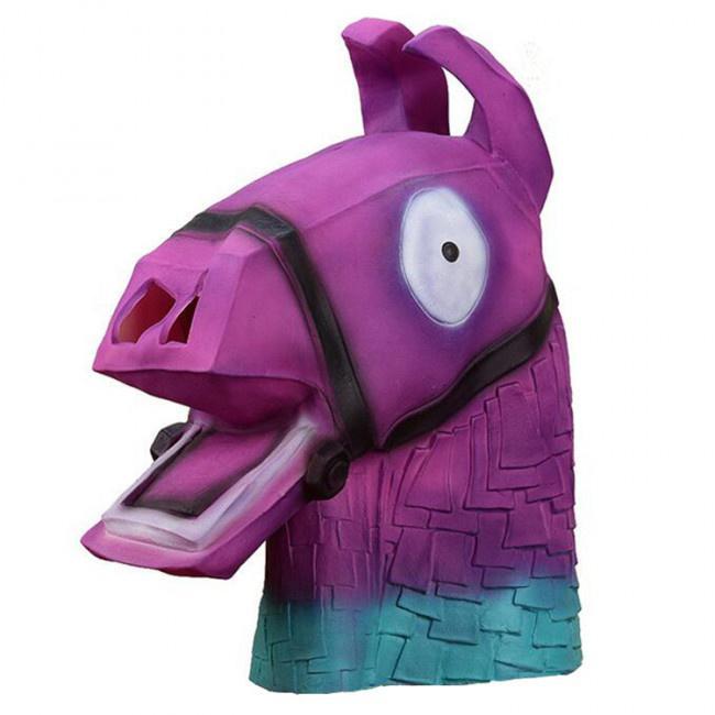 Loot Llama masker (Fortnite) paars, Kleding | Dames, Carnavalskleding en Feestkleding, Nieuw, Verzenden