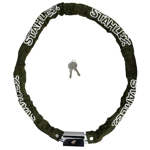 Stahlex Kettingslot - Kleurenmix - Ø 8 mm x 1200 mm - Inc.., Fietsen en Brommers, Fietsaccessoires | Overige Fietsaccessoires