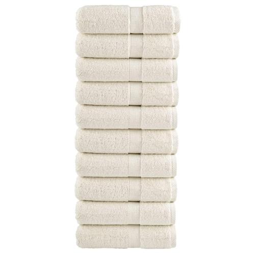 vidaXL Gastendoekjes SOLUND 10 st 600 g/m² 30x30 cm, Huis en Inrichting, Badkamer | Badtextiel en Accessoires, Nieuw, Verzenden