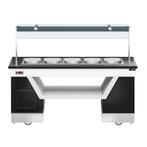 GGM Gastro | Warm buffet toonbank BELFAST - 2000mm - met |, Verzenden, Nieuw in verpakking, Hotelinrichting