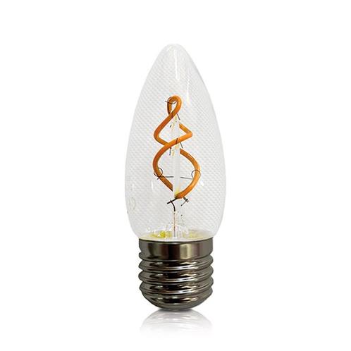 LED Filament kaars lamp 2W | Dimbaar | E27 | 2200K, Huis en Inrichting, Lampen | Losse lampen, Ophalen of Verzenden