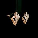 Oorbellen - 18 karaat Roségoud - 0.99ct. tw. Diamant, Nieuw