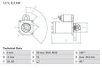 Startmotor / Starter VOLVO C30 (D3,D4), Auto-onderdelen, Motor en Toebehoren, Nieuw, Ophalen of Verzenden