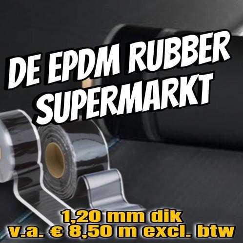 EPDM Rubber Dakfolie met wapening 1,2mm v.a. €8,50, Doe-het-zelf en Verbouw, Dakpannen en Dakbedekking, Overige typen, Nieuw, Overige materialen