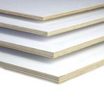 Interprime Multiplex Populieren 2-zijdig Wit Gegrond, Doe-het-zelf en Verbouw, Platen en Panelen, Ophalen of Verzenden, Nieuw