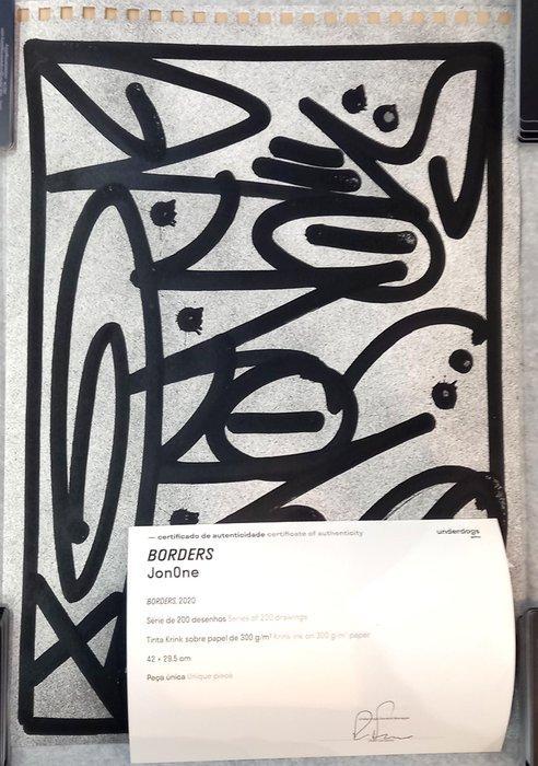 Jonone (1963) - BORDERS, Antiek en Kunst, Kunst | Schilderijen | Modern
