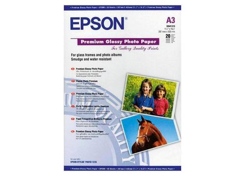 Epson Premium Glossy A3+ Photo Paper 255g 20vel, Audio, Tv en Foto, Fotografie | Fotopapier, Nieuw, Ophalen of Verzenden