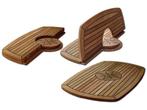 Los Teak Tafelblad Opklapbaar Circle, Watersport en Boten, Ophalen of Verzenden, Nieuw