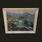 Riccardo Galli (1869–1944) - Il fiume Brembo al Ponte Briolo