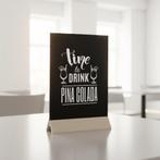 Oacklux Tafelkrijtbordje Filo - Beige, Zakelijke goederen, Horeca | Meubilair en Inrichting, Nieuw in verpakking