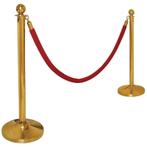 Afzetpaal - bolle knop - messing, Verzenden, Nieuw in verpakking