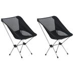 vidaXL Campingstoelen 2 st met draagtas 54x50x65 cm, Caravans en Kamperen, Kampeermeubelen, Verzenden, Nieuw