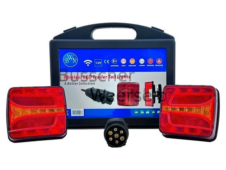 Draadloze aanhangwagen verlichting - 12V -, Auto diversen, Aanhangwagen-onderdelen, Nieuw, Ophalen of Verzenden