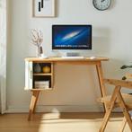 Bureau Tysvær 75x105x48 cm naturel en cremewit [en.casa], Huis en Inrichting, Bureaus, Verzenden, Nieuw
