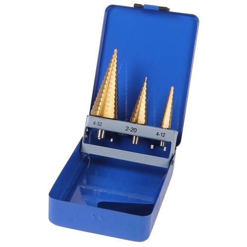 Trapgatenborenset HSS M2 Titanium Gecoat 3.dlg, Doe-het-zelf en Verbouw, Gereedschap | Boormachines, Nieuw, Verzenden